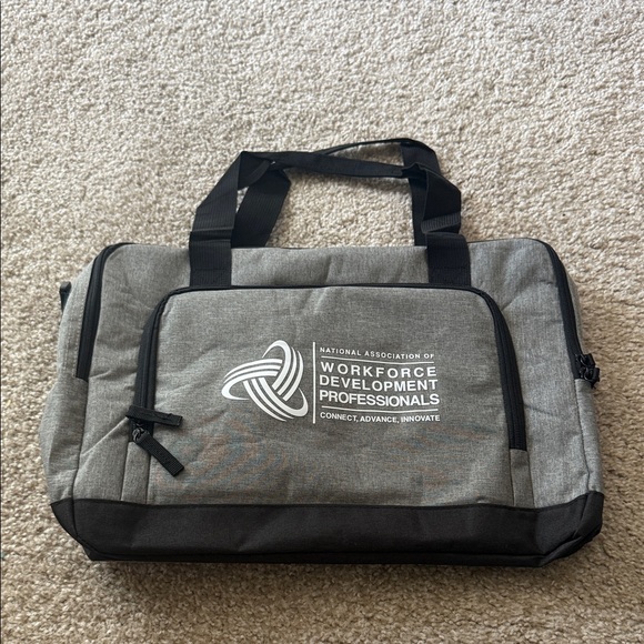 Gray and Black Workforce Development Professionals Laptop Bag - Picture 1 of 6